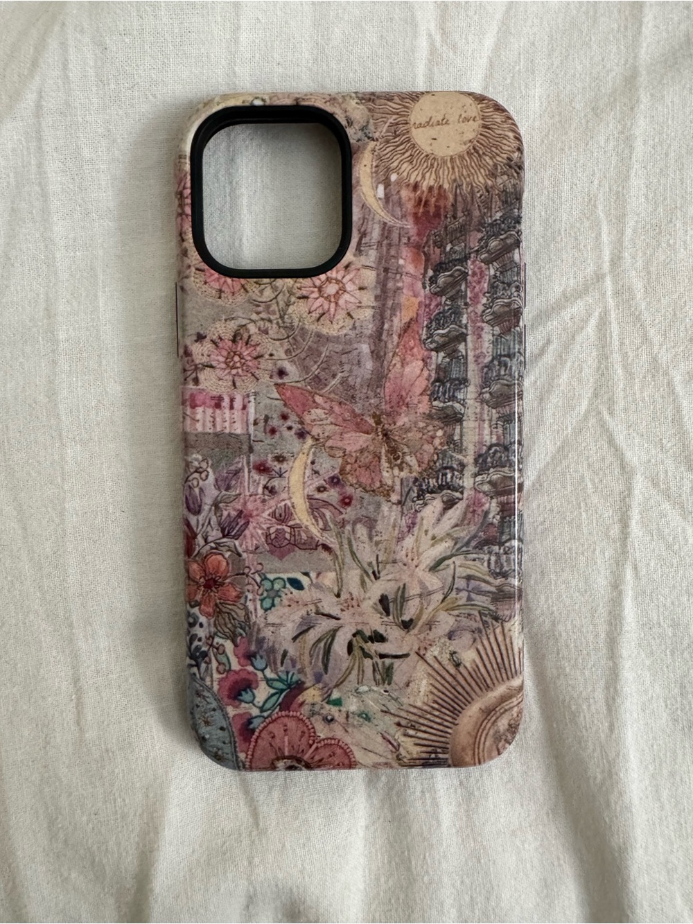 Watercolor Decorative iPhone Case - Compatible Design